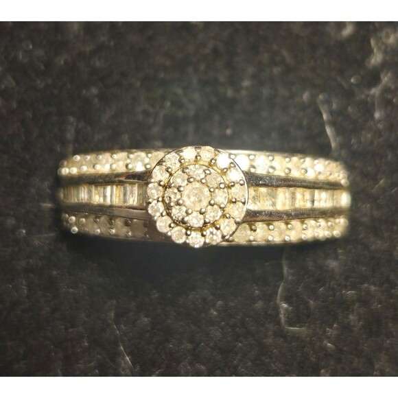 Vintage sterling silver ring sz 7 - Picture 1 of 6